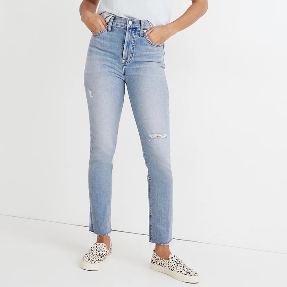 Madewell Tall Perfect Vintage Jean in Coffey Wash: Worn-In Edition, size 27 tall